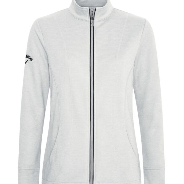 CALLAWAY WAFFLE FLEECE FULL ZIP LADIES' JACKET/ CALLAWAY Thumbnail