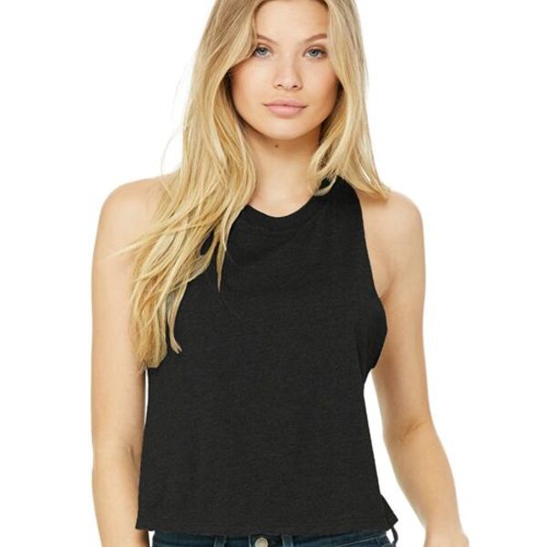 BELLA + CANVAS - Women's Racerback Cropped Tank Thumbnail