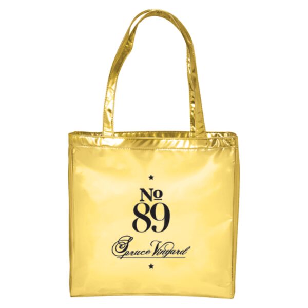Runway Metallic Tote Thumbnail