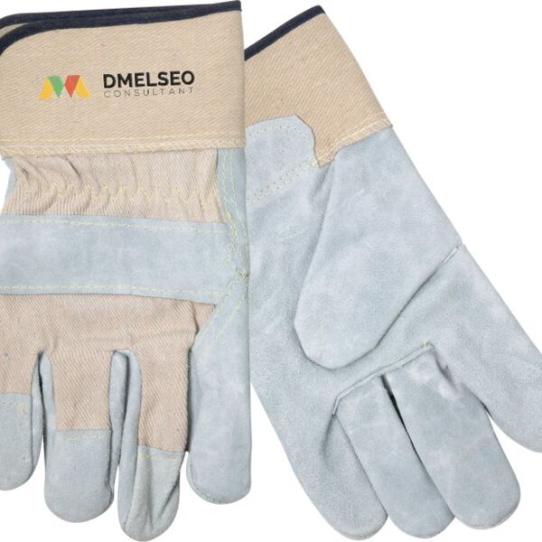 Split Leather Glove w/Safety Cuffs Thumbnail